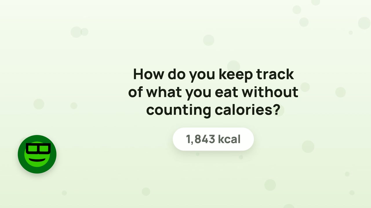 How to track what you eat without counting calories